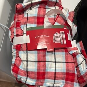 Wondershop Red and Blue Plaid Family Pajama Set